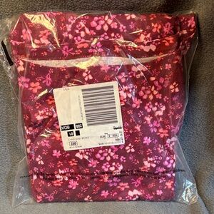 Woman Within Pink Floral Top